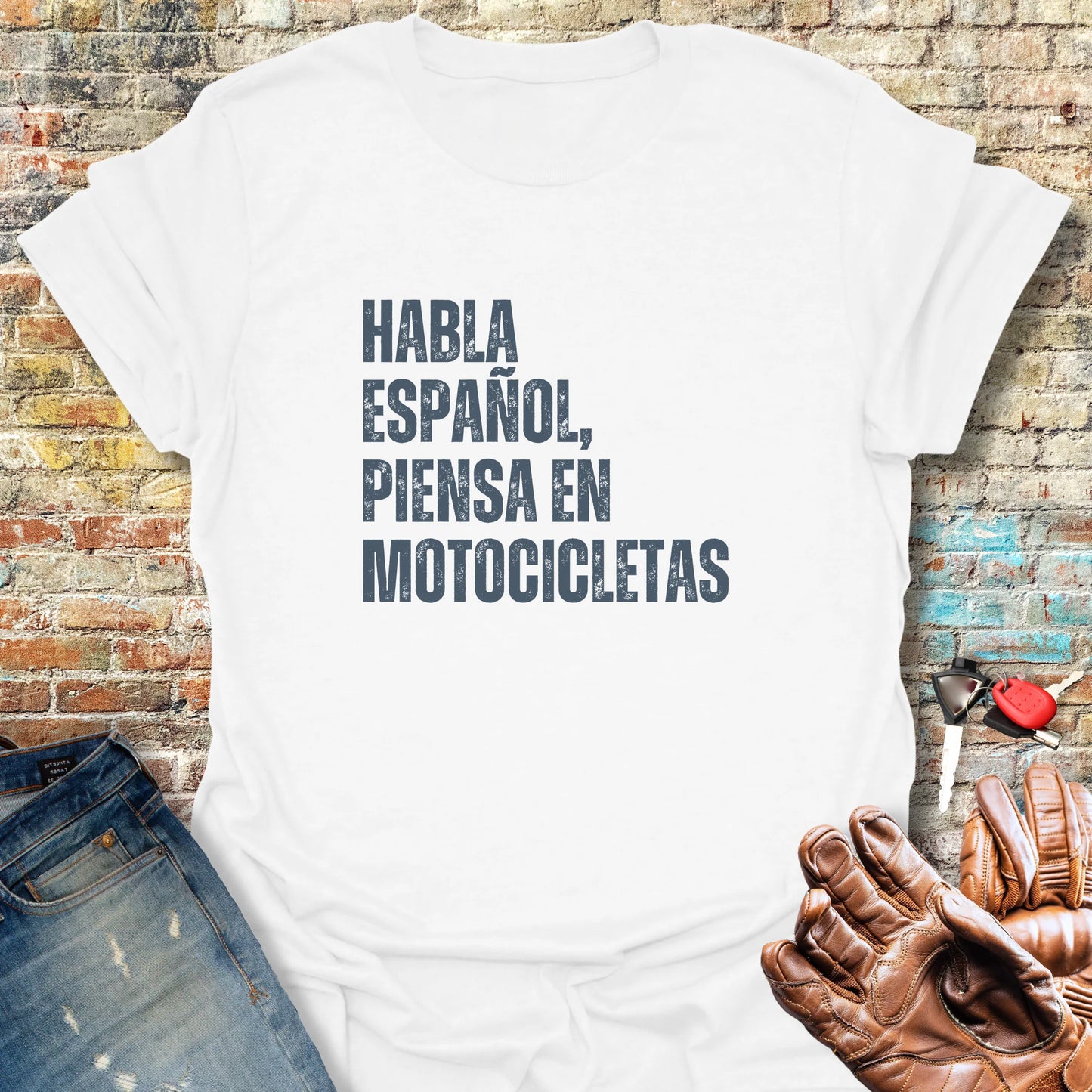 Piensa En Motocicletas T-Shirt - White