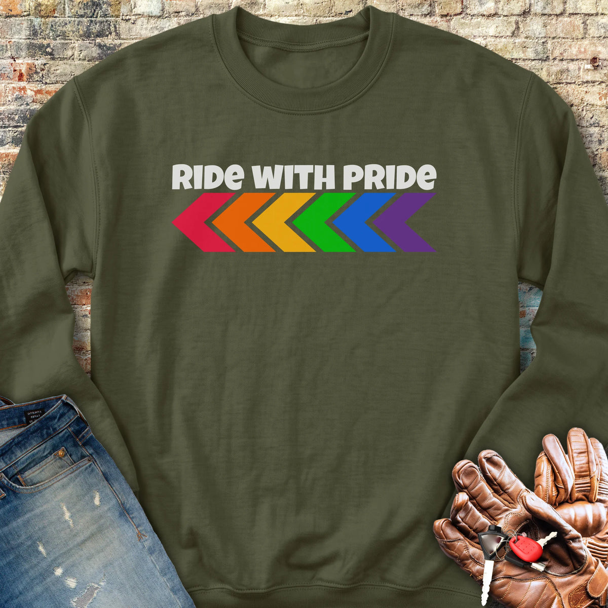 Pride Sweatshirt - Military Green