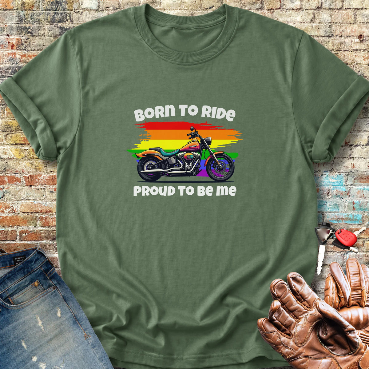 Proud To Be Me Classic T-Shirt - Military Green