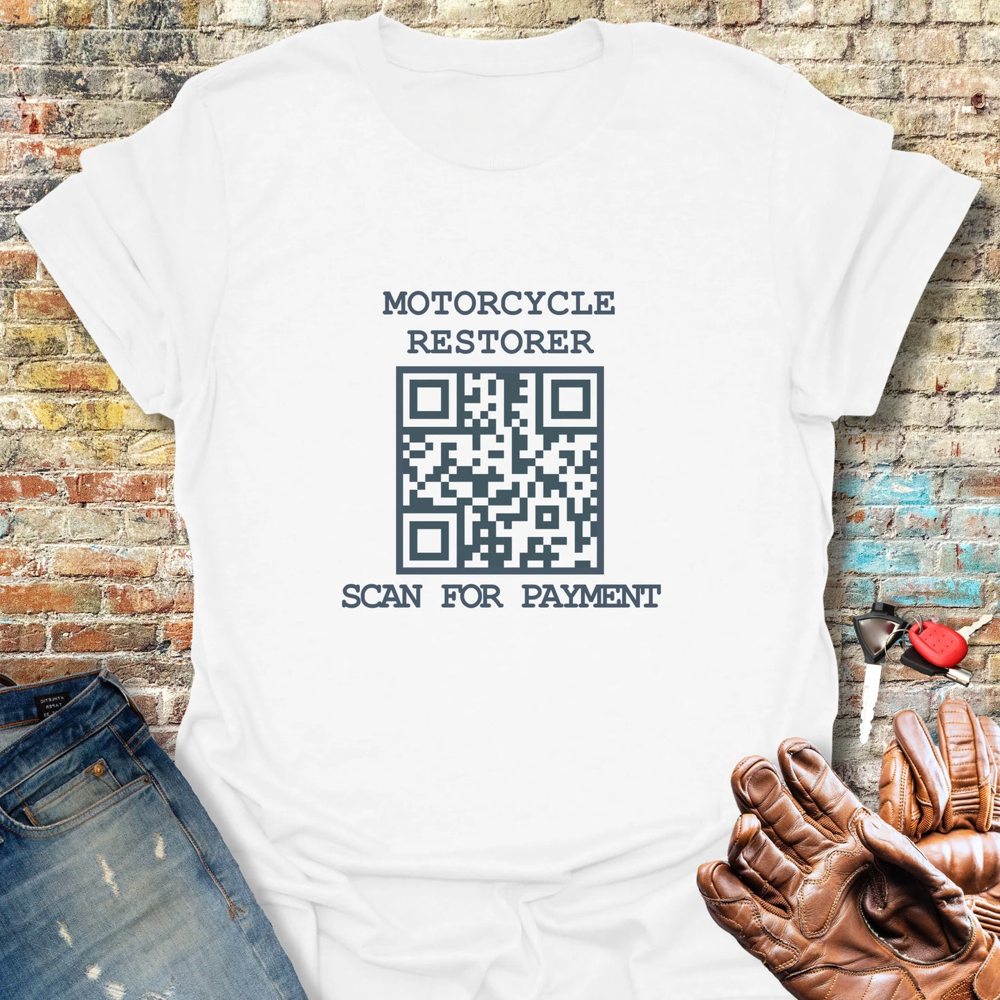 QR Restorer T-Shirt - White
