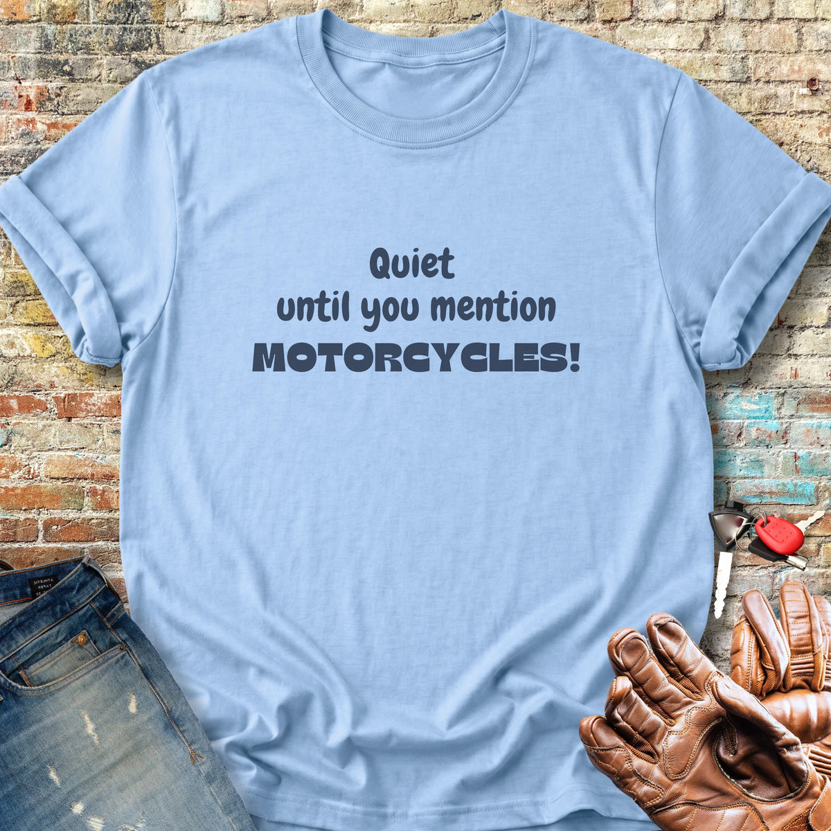 Quiet Classic T-Shirt - Light Blue