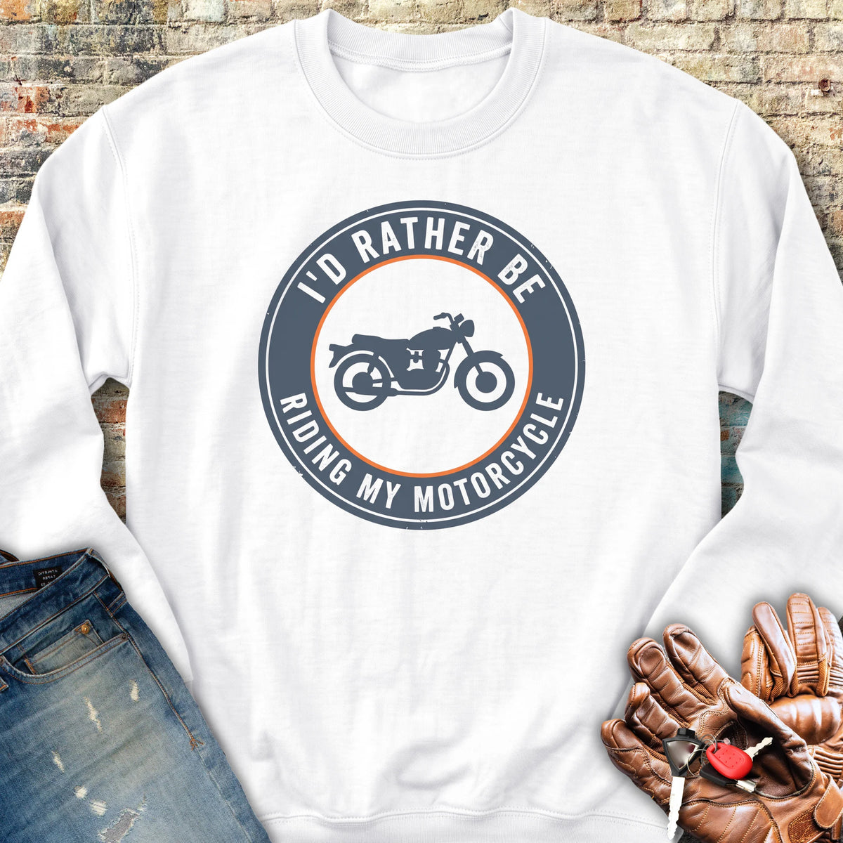 Rather Patch Sweatshirt - White