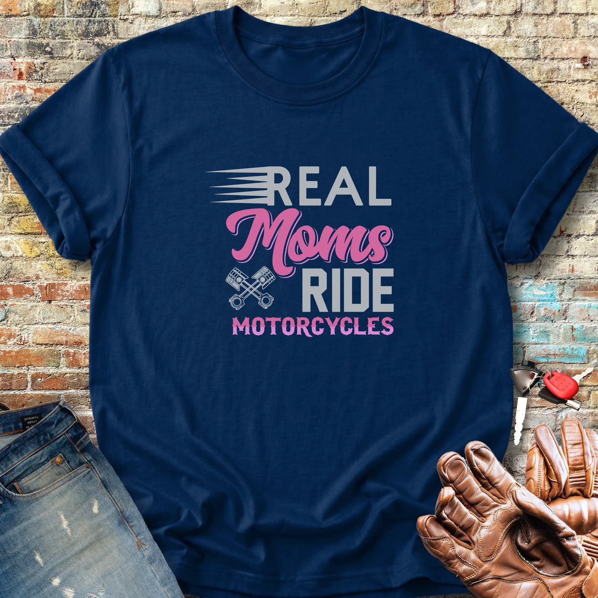 Real Moms Classic T-Shirt - Navy