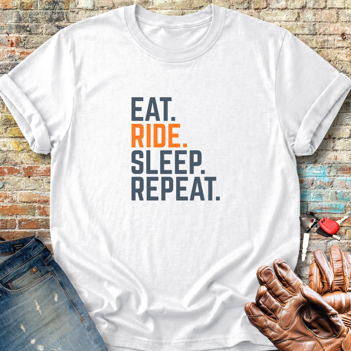 Repeat Classic T-Shirt - White