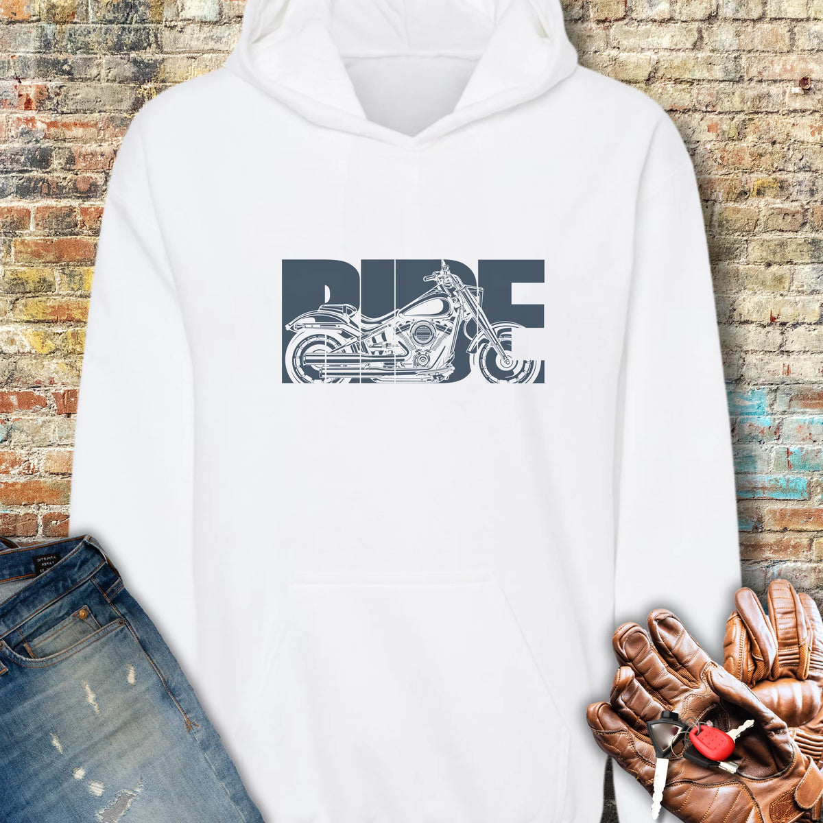 Ride Hoodie - White