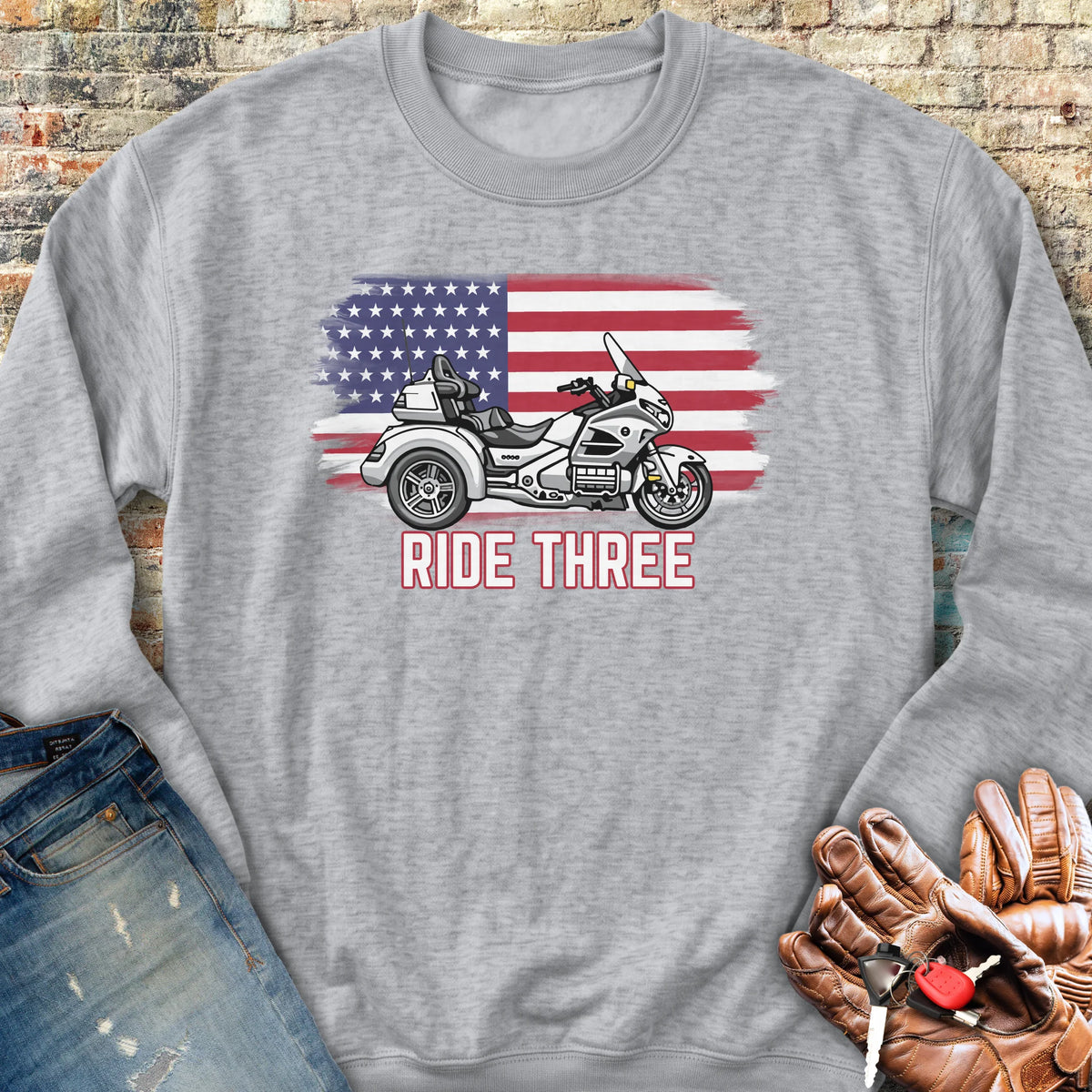 Ride Three Sweatshirt - Sport Grey