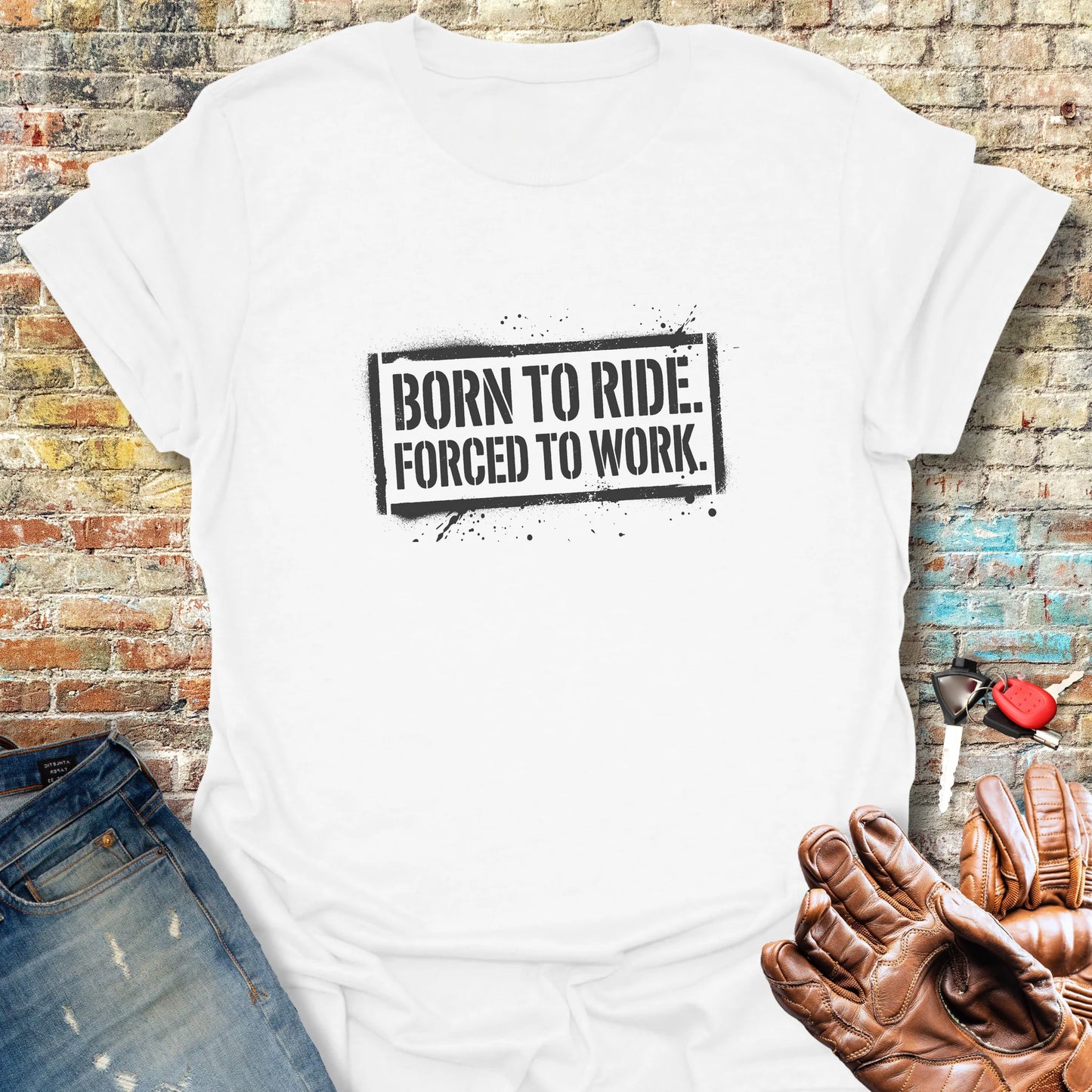 Ride or Work T-Shirt - White