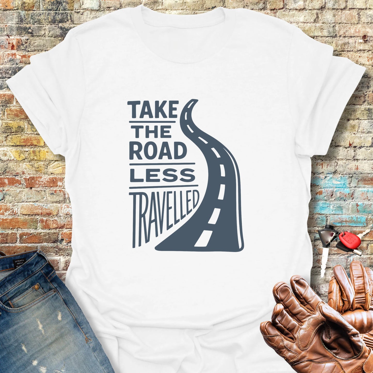 Road Less Travelled T-Shirt - White