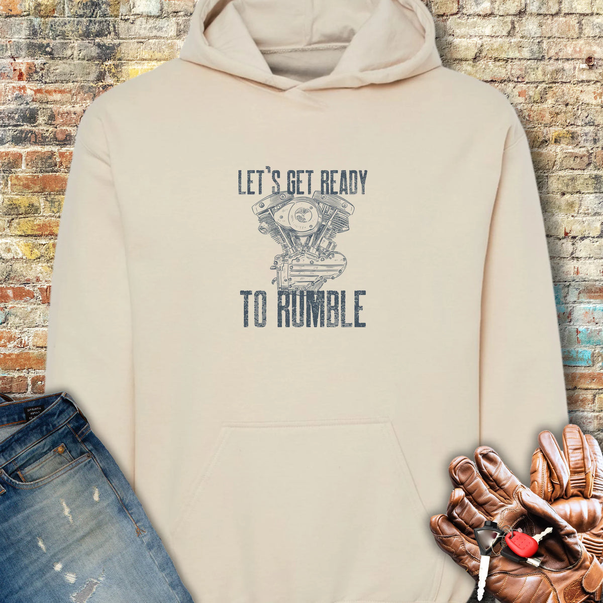 Rumble Hoodie - Sand