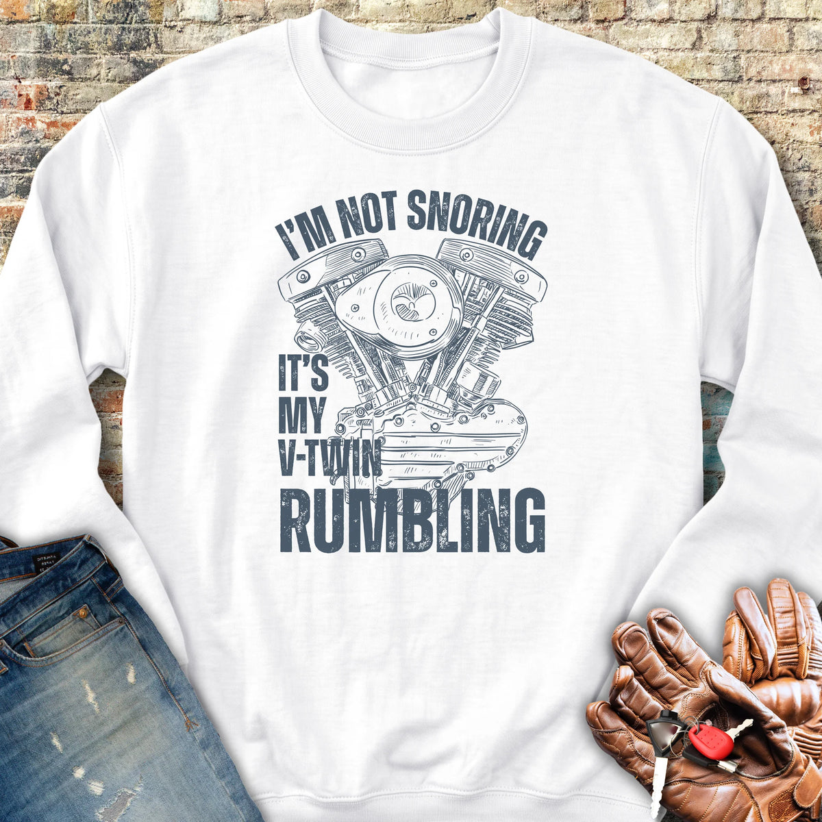 Rumbling Sweatshirt - White