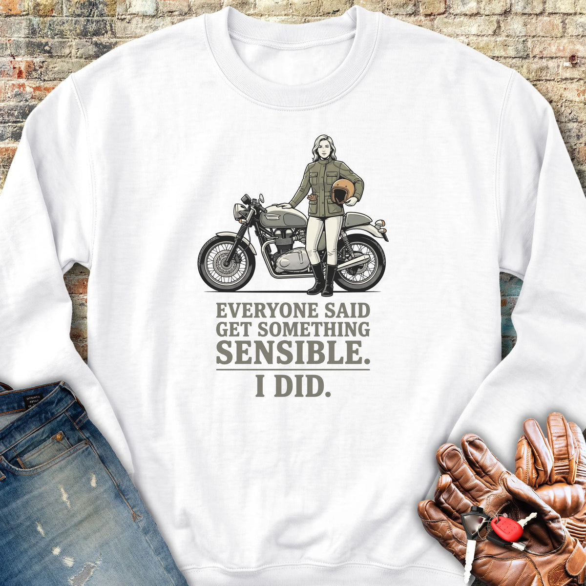 Sensible Sweatshirt - White