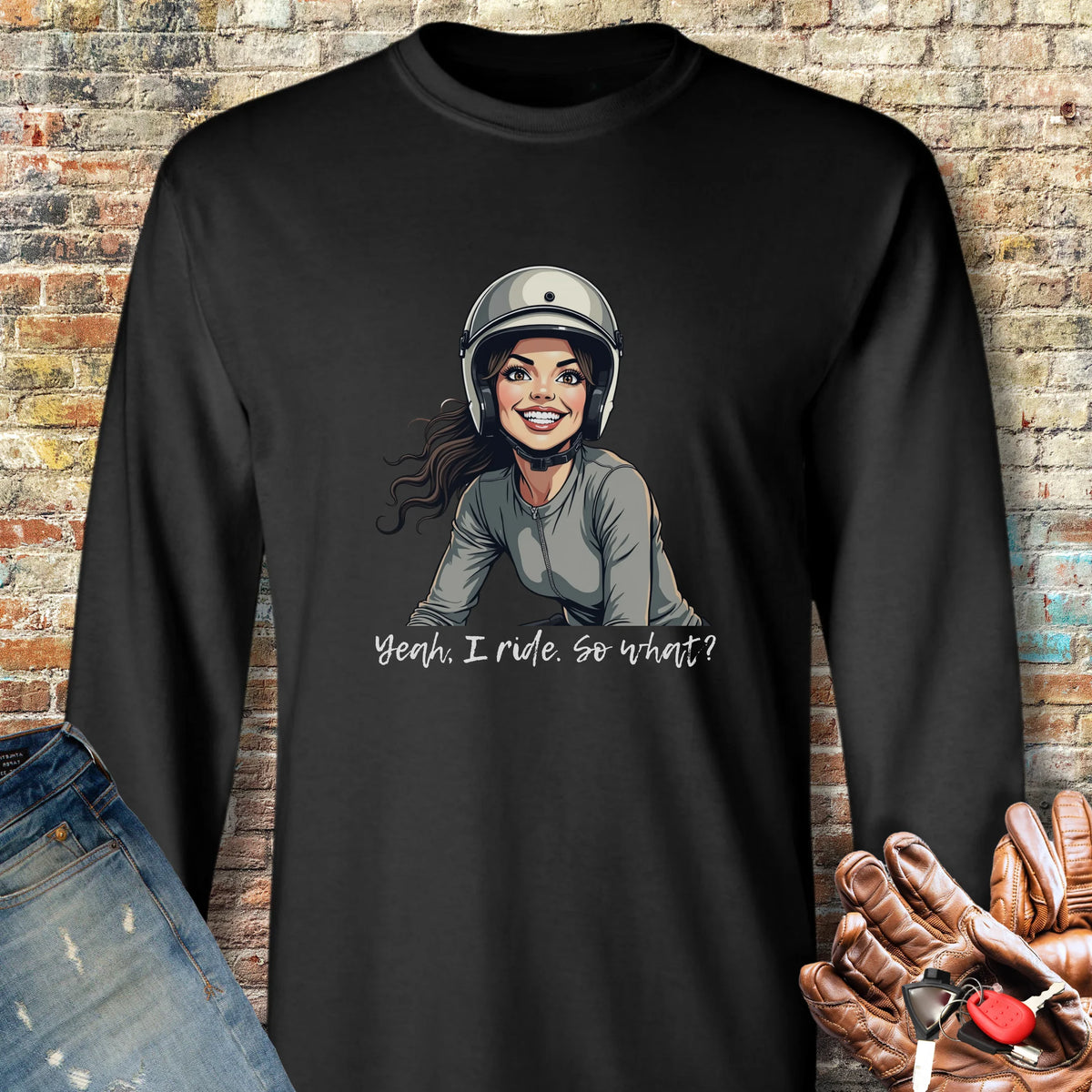 So What Long Sleeve T-Shirt - Black