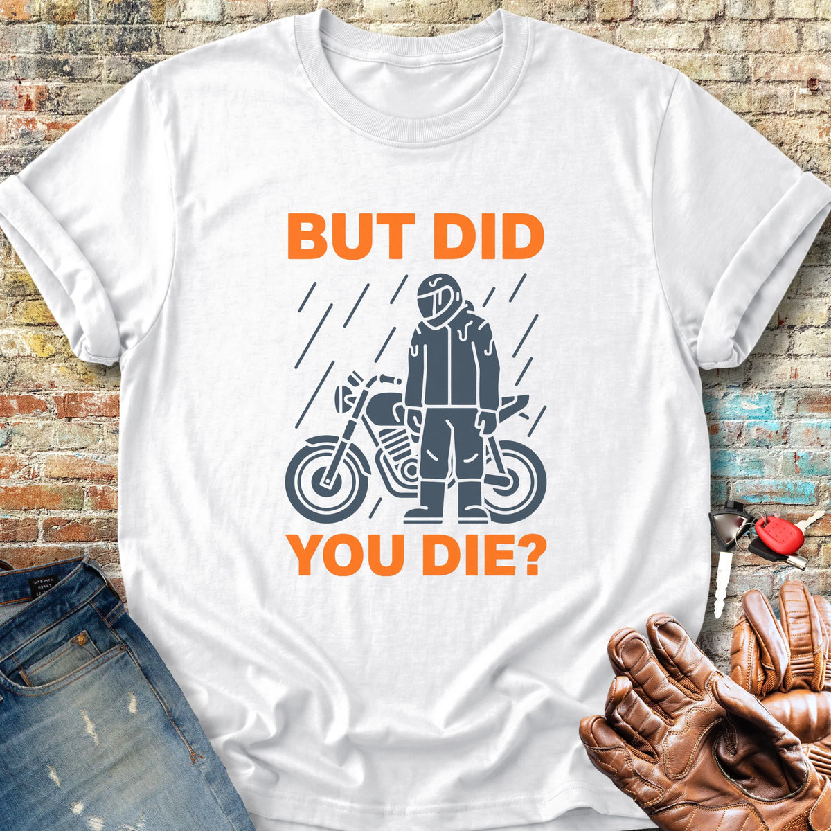 Soaked But Survived Classic T-Shirt - White