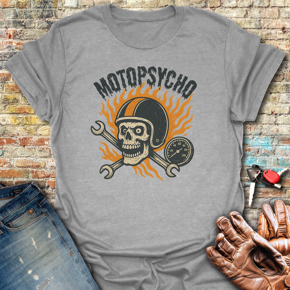 Motopsycho T-Shirt - Sport Grey