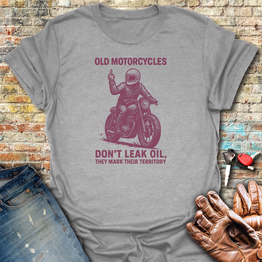 Oil Leak T-Shirt - Sport Grey