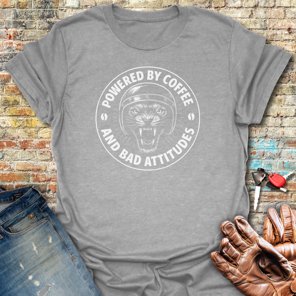 Bad Attittudes T-Shirt - Sport Grey
