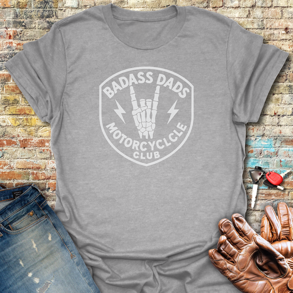 Badass Dads T-Shirt - Sport Grey