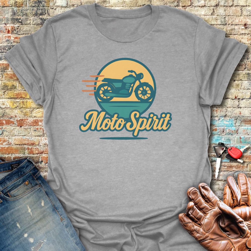 Moto Spirit T-Shirt - Sport Grey
