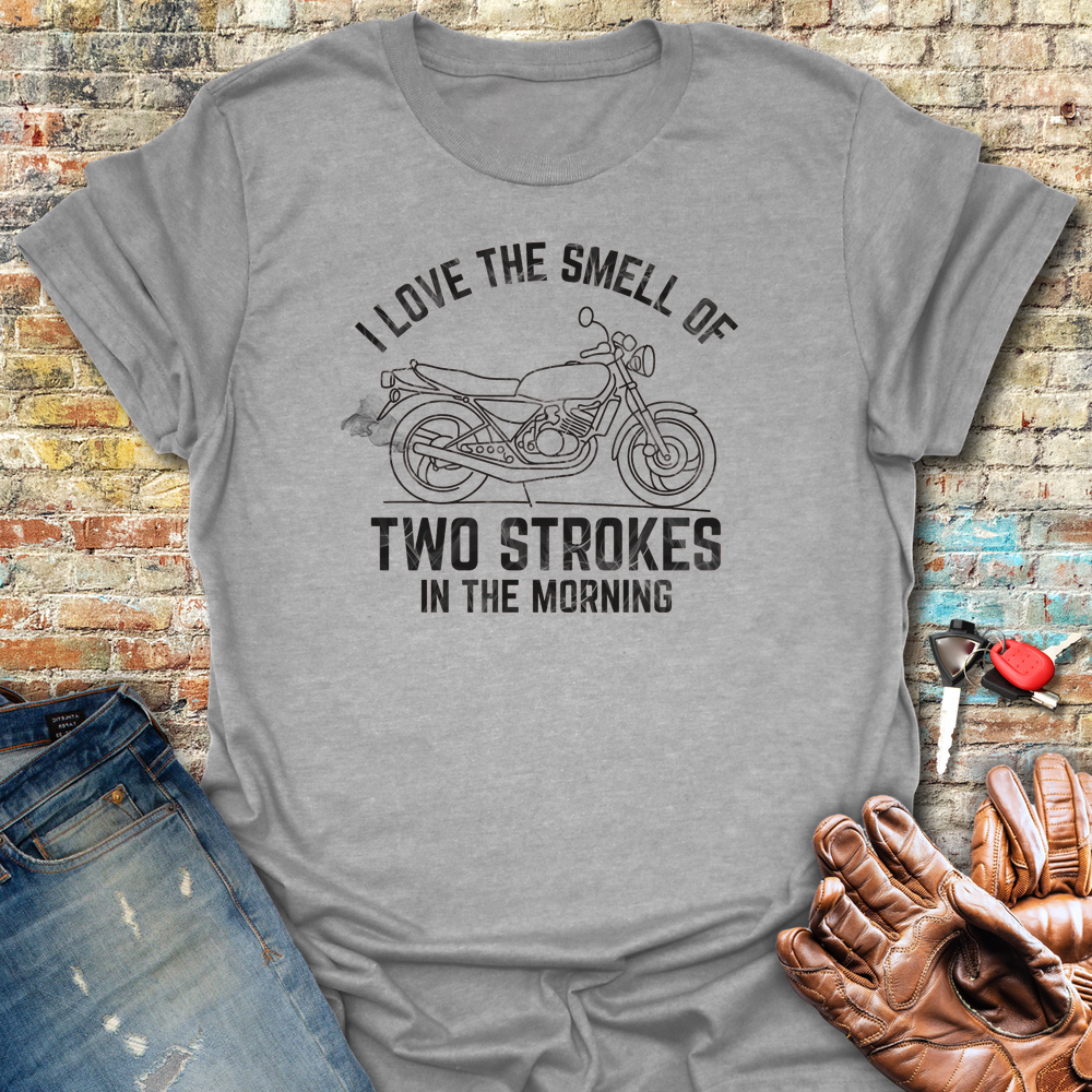 Two Strokes T-Shirt - Sport Grey