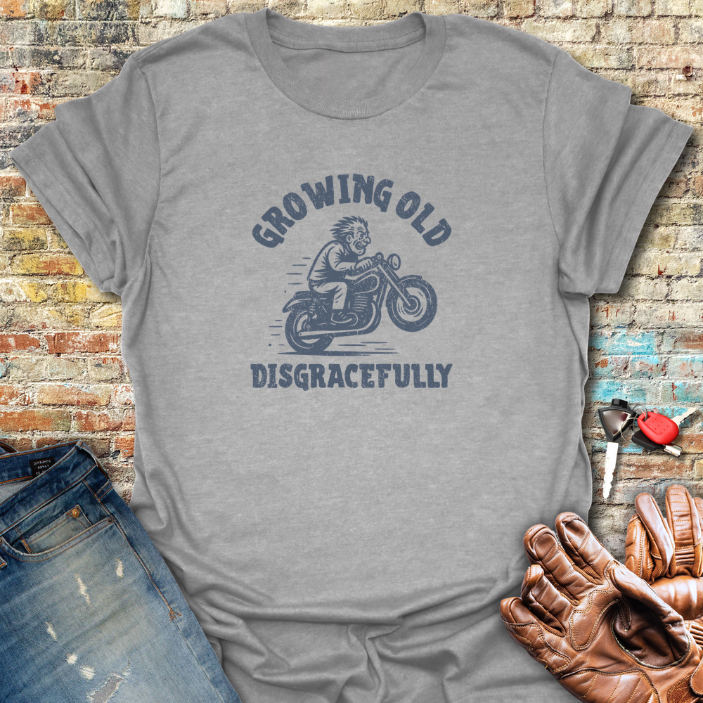 Growing Old T-Shirt - Sport Grey