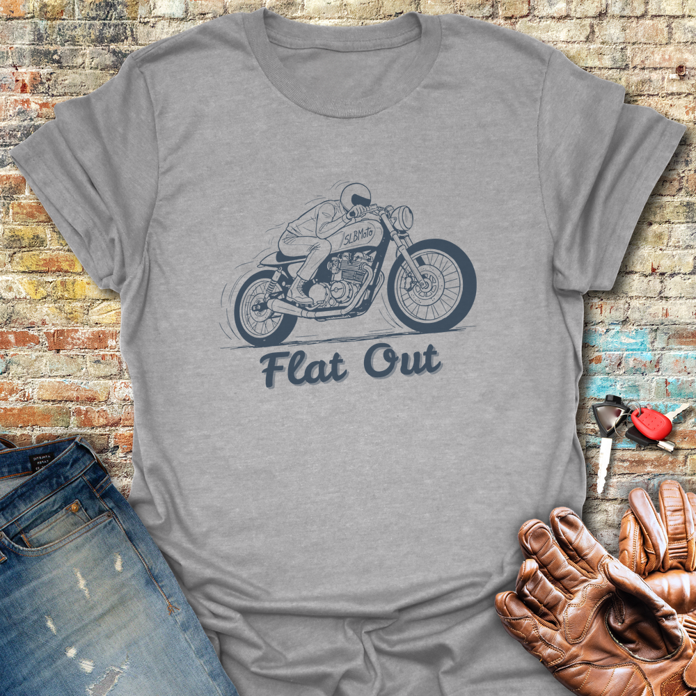 Flat Out T-Shirt - Sport Grey