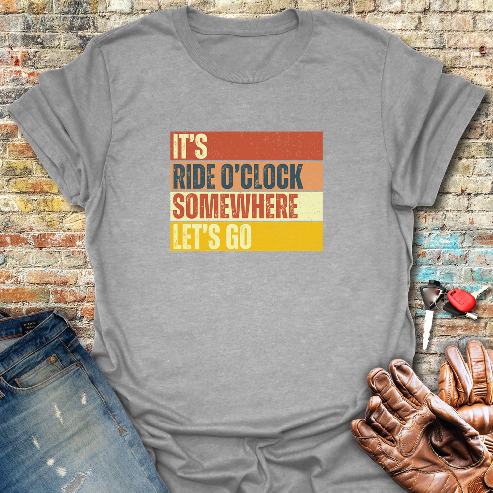 Let S Go Block T-Shirt - Sport Grey