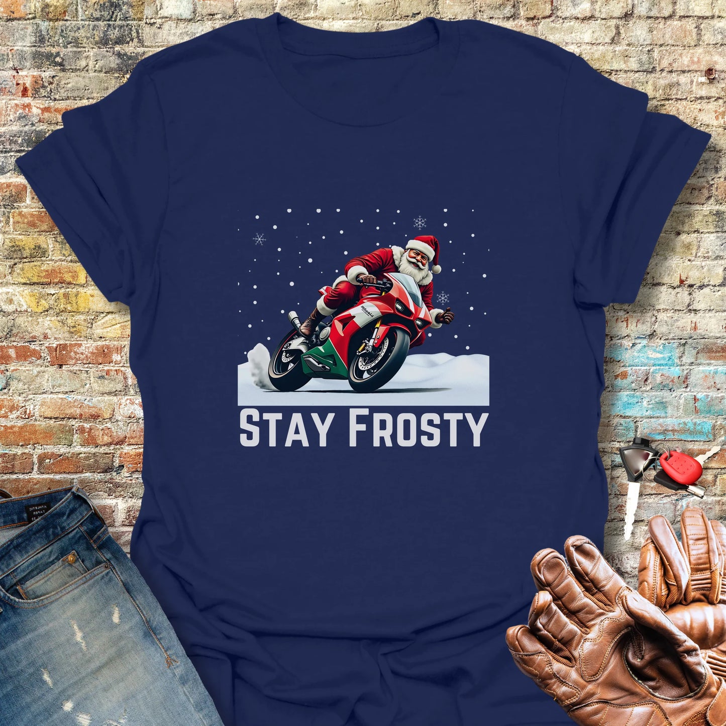 Stay Frosty T-Shirt - Navy