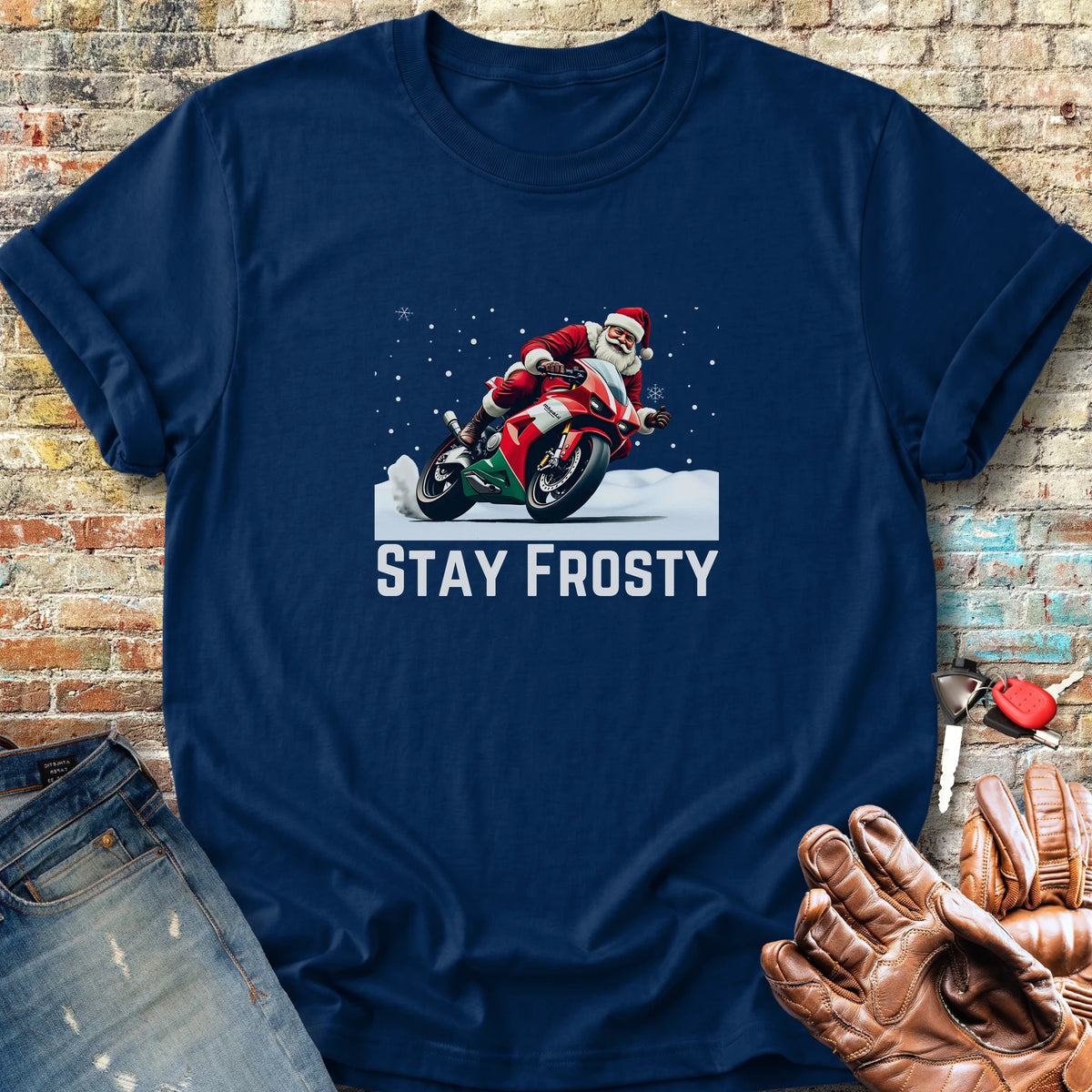 Stay Frosty Classic T-Shirt - Navy
