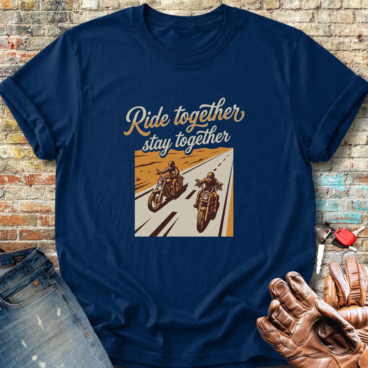 Stay Together Classic T-Shirt - Navy