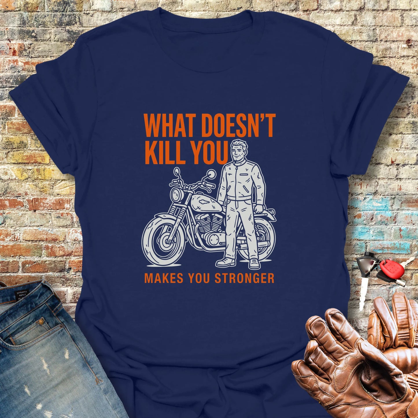 Still Kickin' T-Shirt - Navy