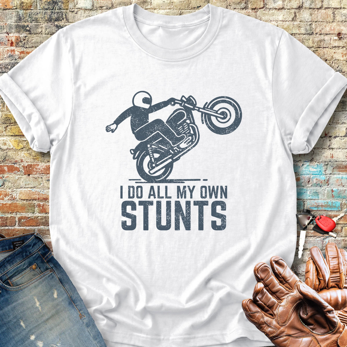 Stunts Classic T-Shirt - White