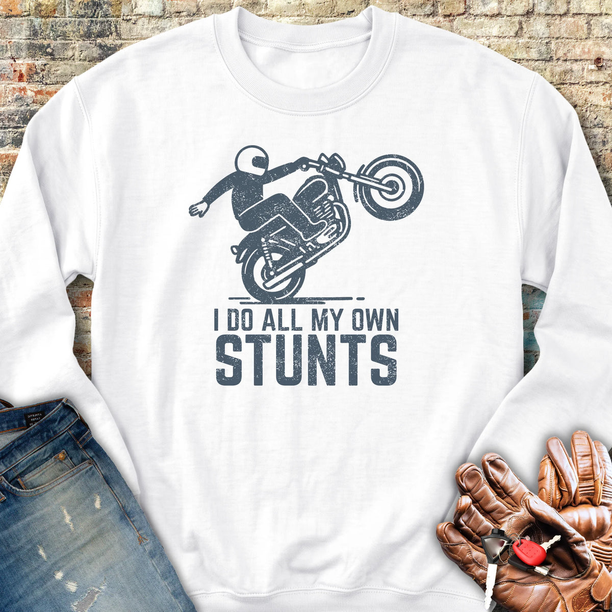 Stunts Sweatshirt - White
