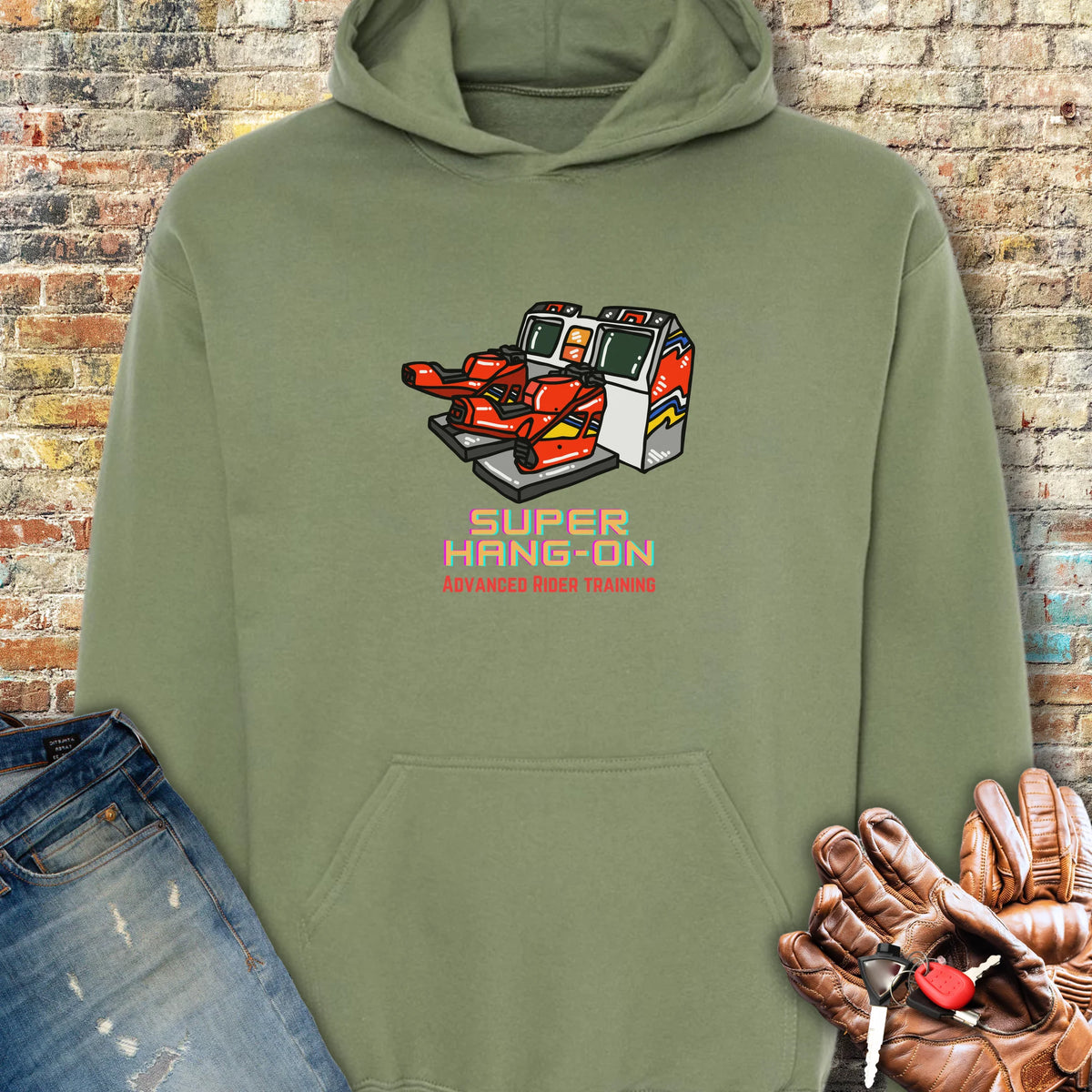 Super Hang-On Hoodie - Military Green