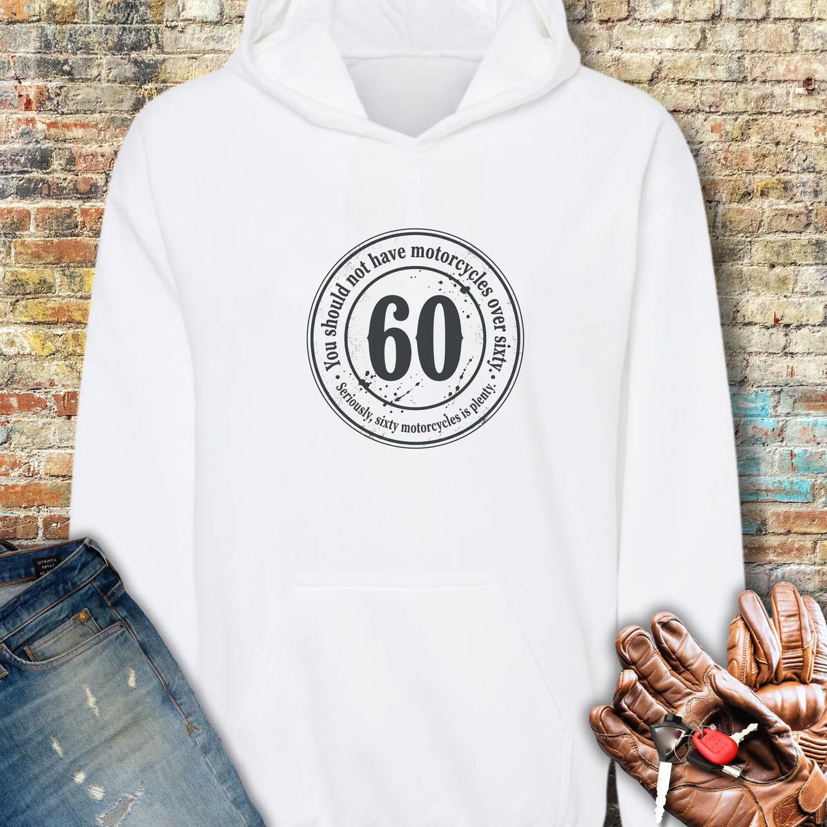 The 60 Riders Club Hoodie - White