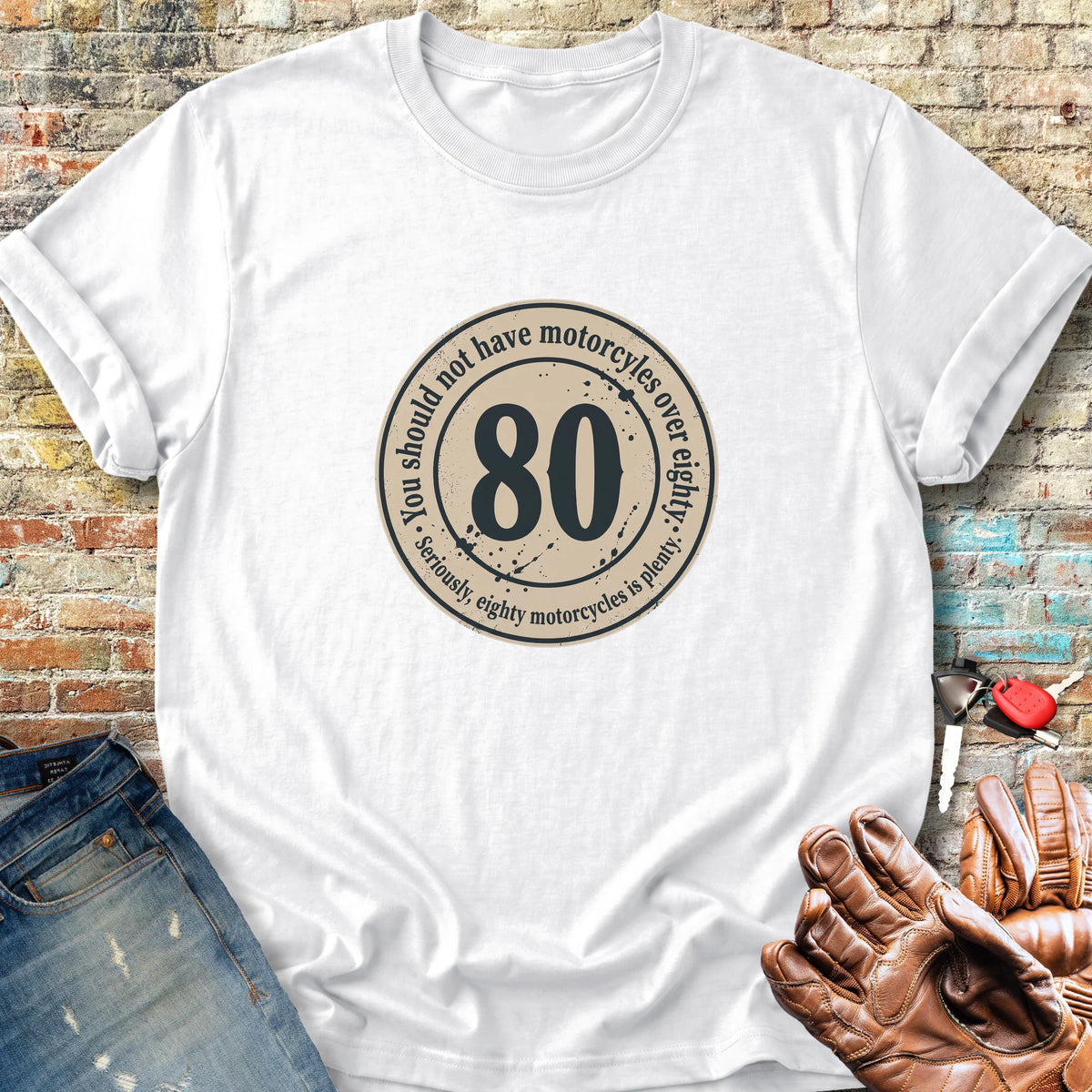 The 80 Riders Club Classic T-Shirt - White