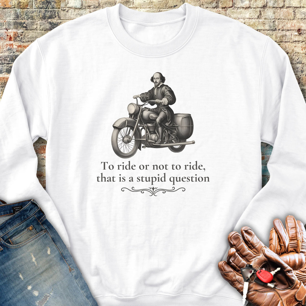 The Bard Sweatshirt - White
