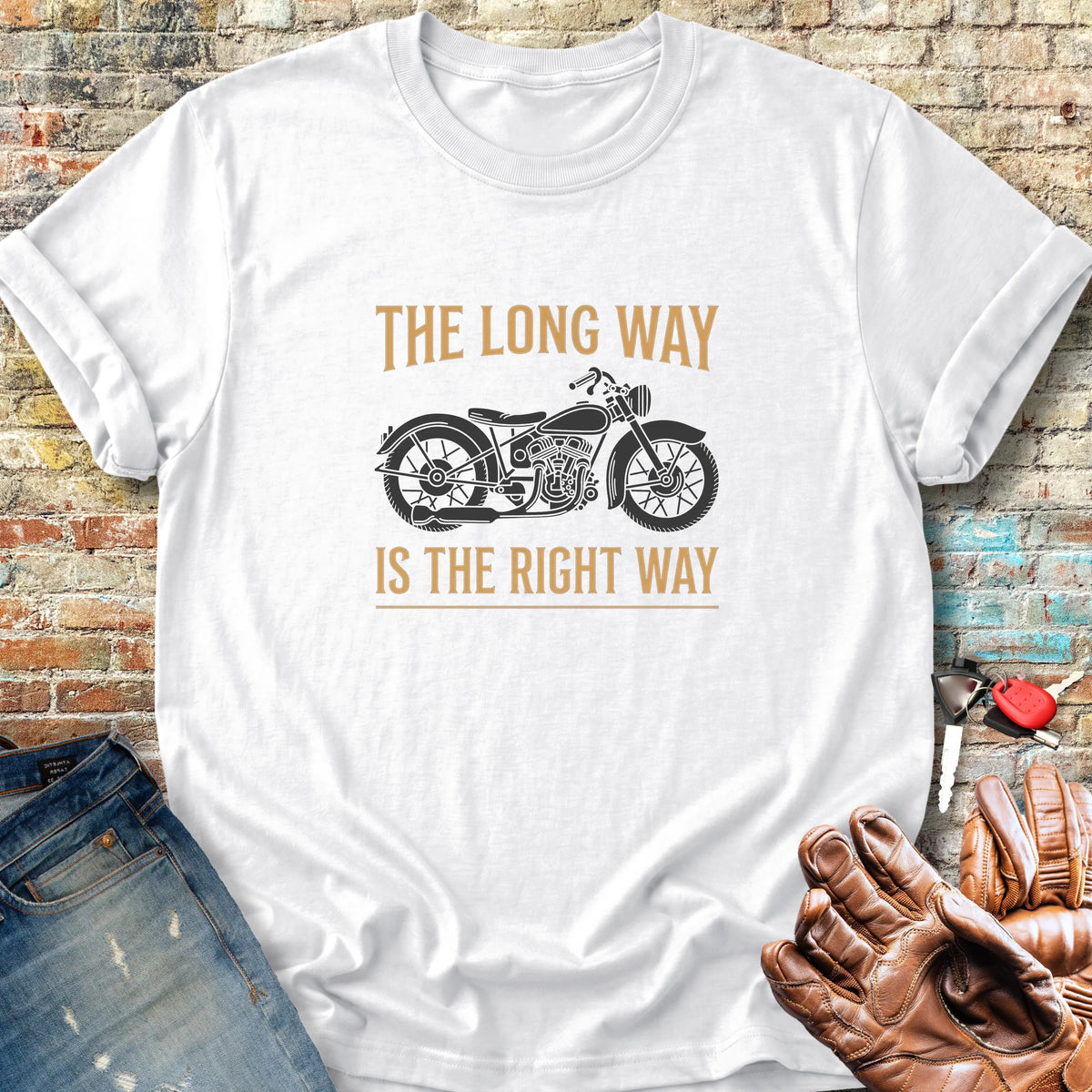The Long Way Classic T-Shirt - White