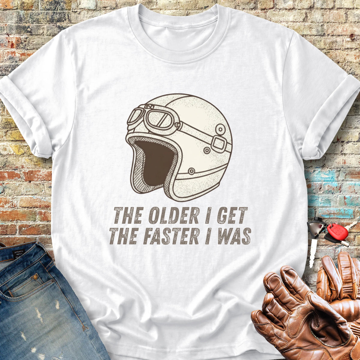 The Older I Get Classic T-Shirt - White