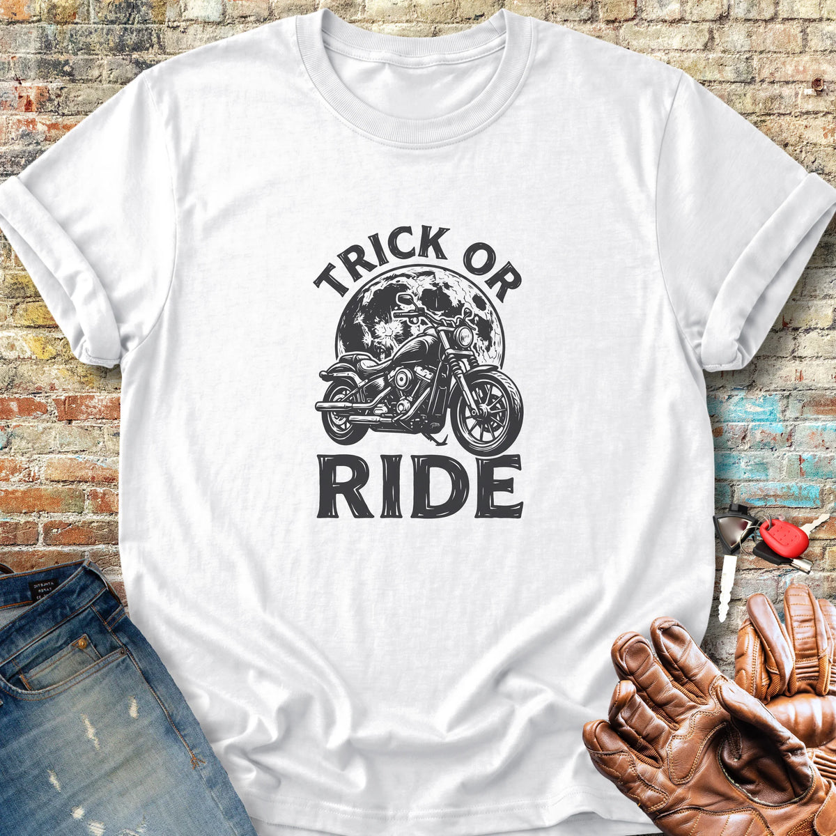 The Ride Is The Treat Classic T-Shirt - White