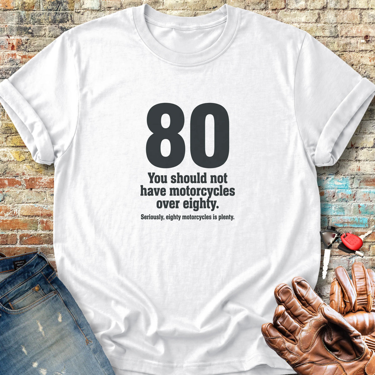 The Rule Of Eighty Classic T-Shirt - White