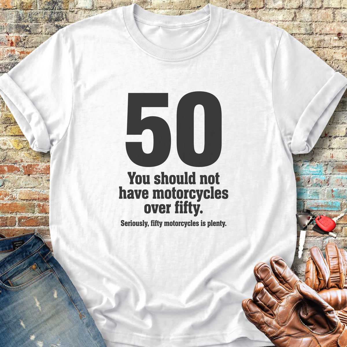 The Rule Of Fifty Classic T-Shirt - White