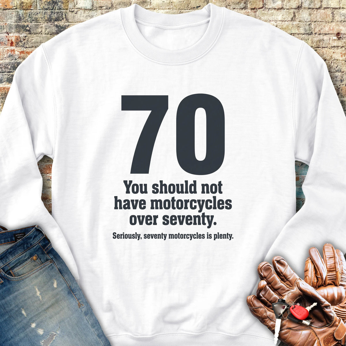 The Rule Of Seventy Sweatshirt - White