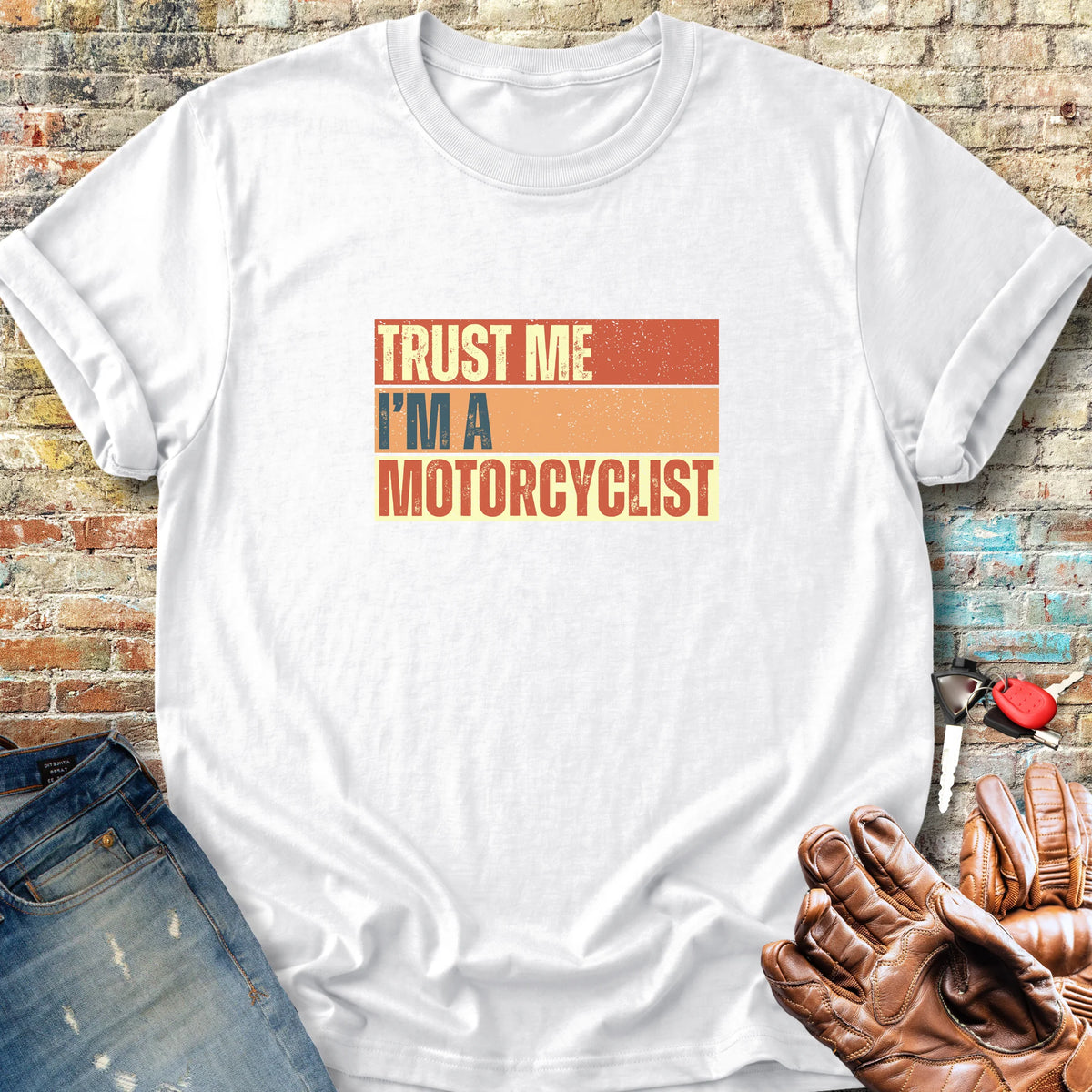 Trust Me (Block) Classic T-Shirt - White