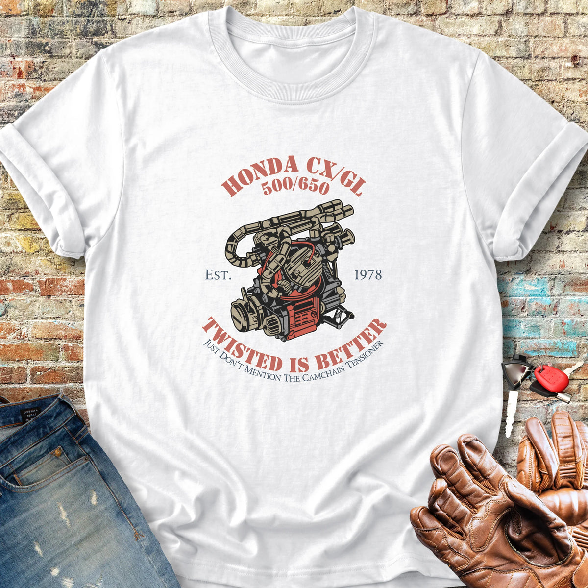 Twisted Is Better Classic T-Shirt - White