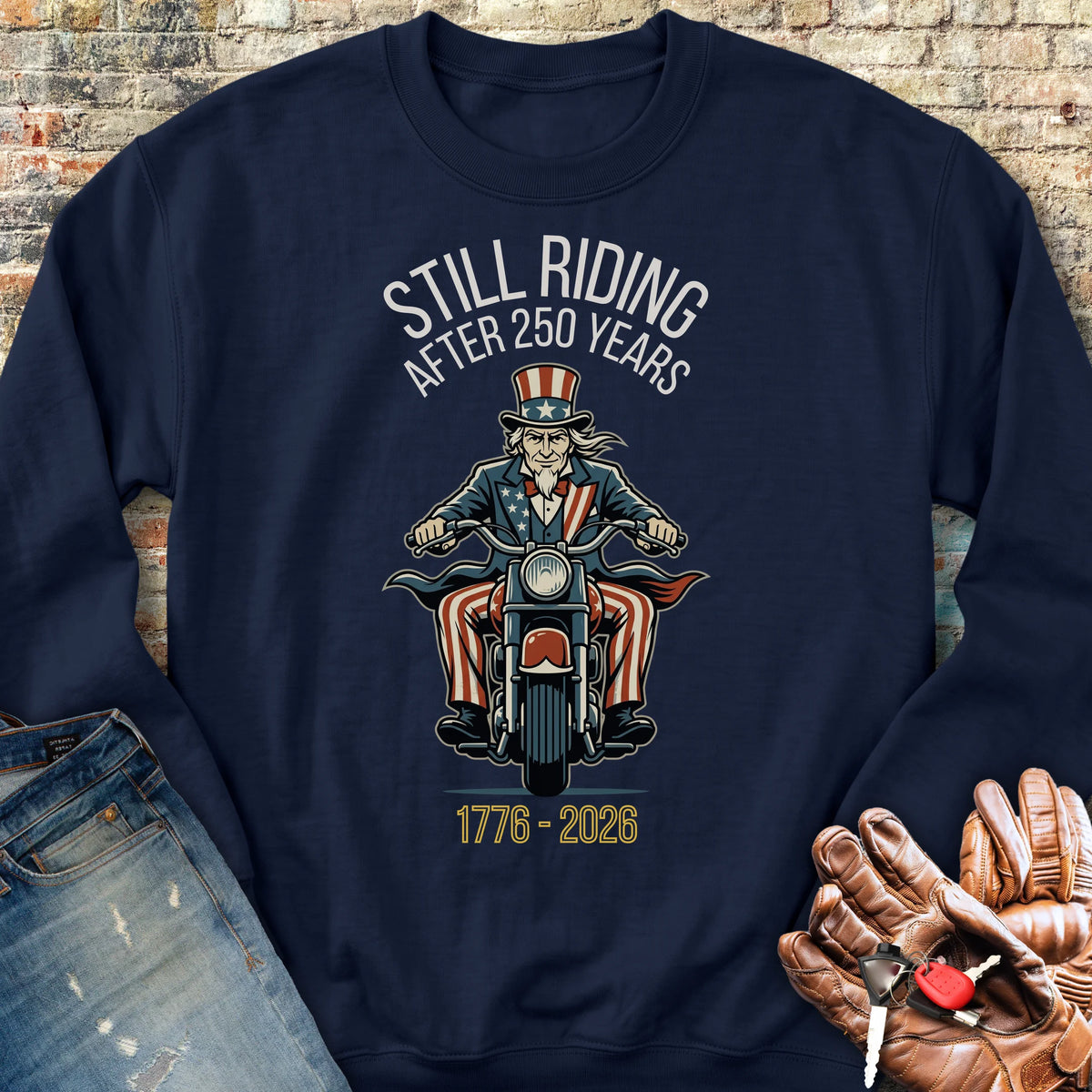 Uncle Sam 250 Sweatshirt - Navy