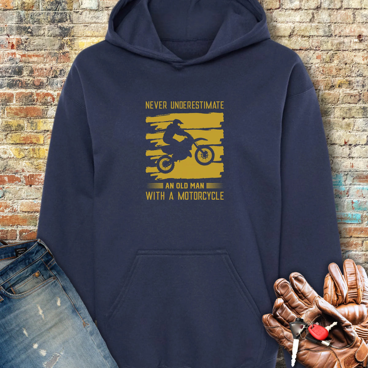 Underestimate Hoodie - Navy