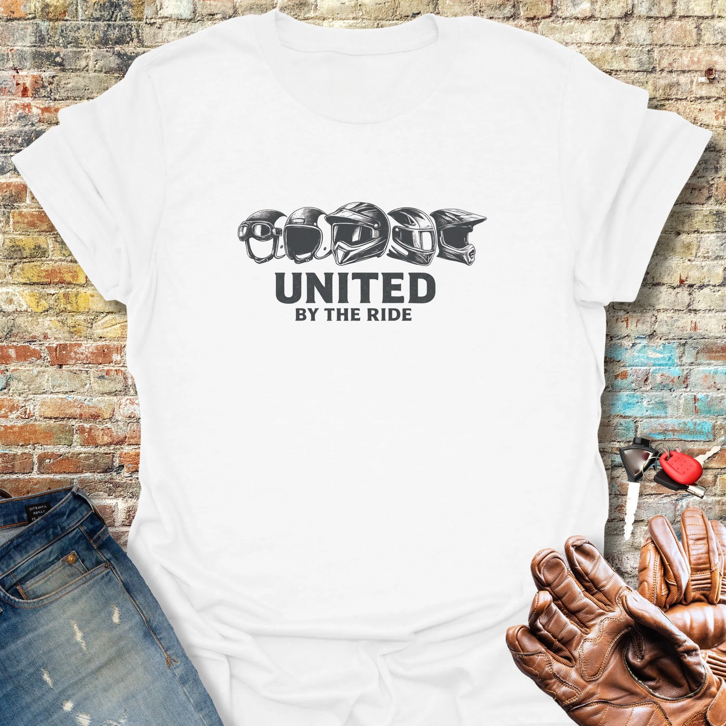United By The Ride T-Shirt - White