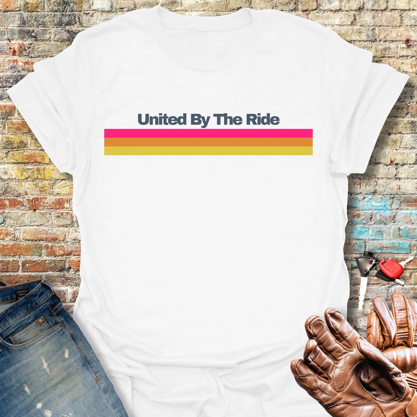 United Stripes T-Shirt - White