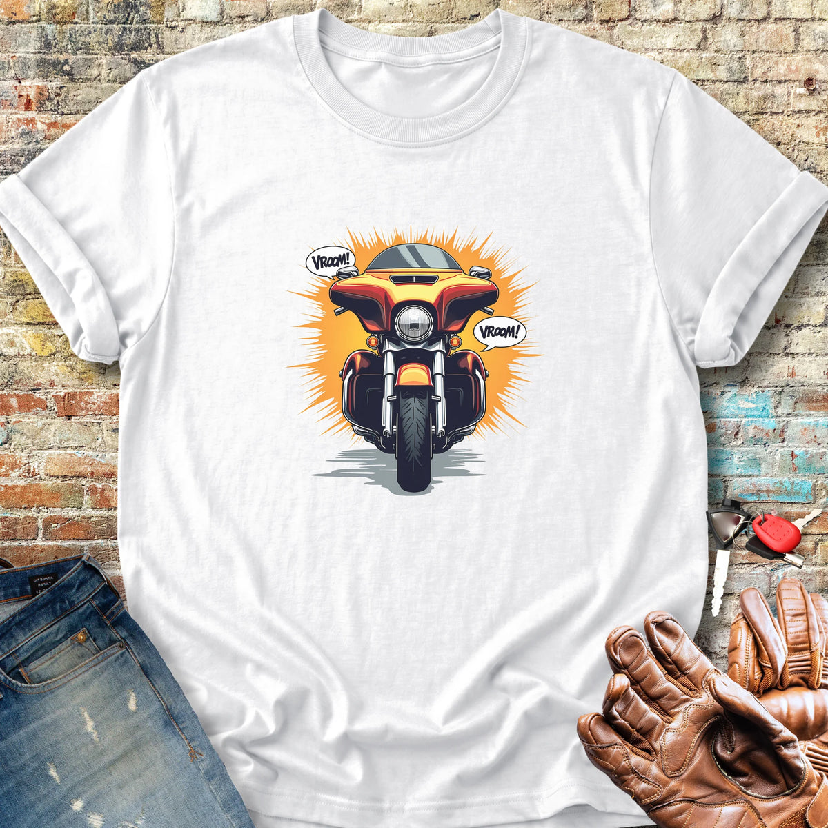 Vroom Classic T-Shirt - White