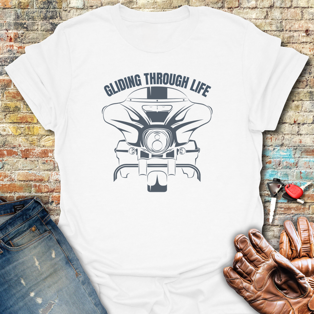 Gliding Through Life T-Shirt - White
